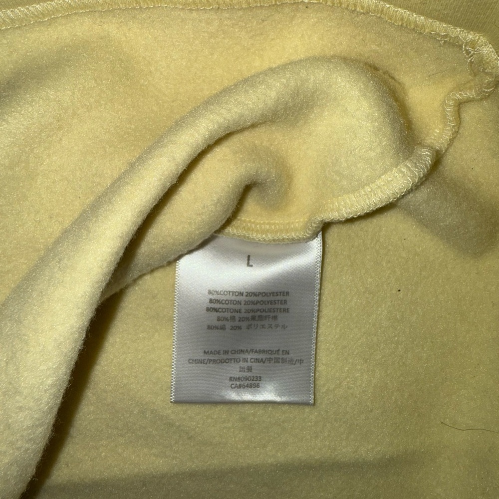 Essentials Cream Crewneck Sweater View 5